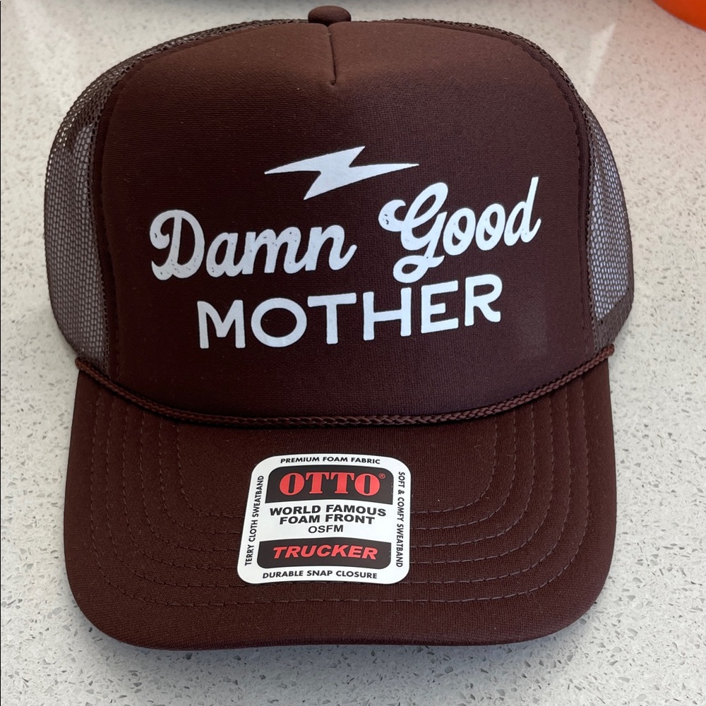 Damn Good Mother Brown Trucker Hat